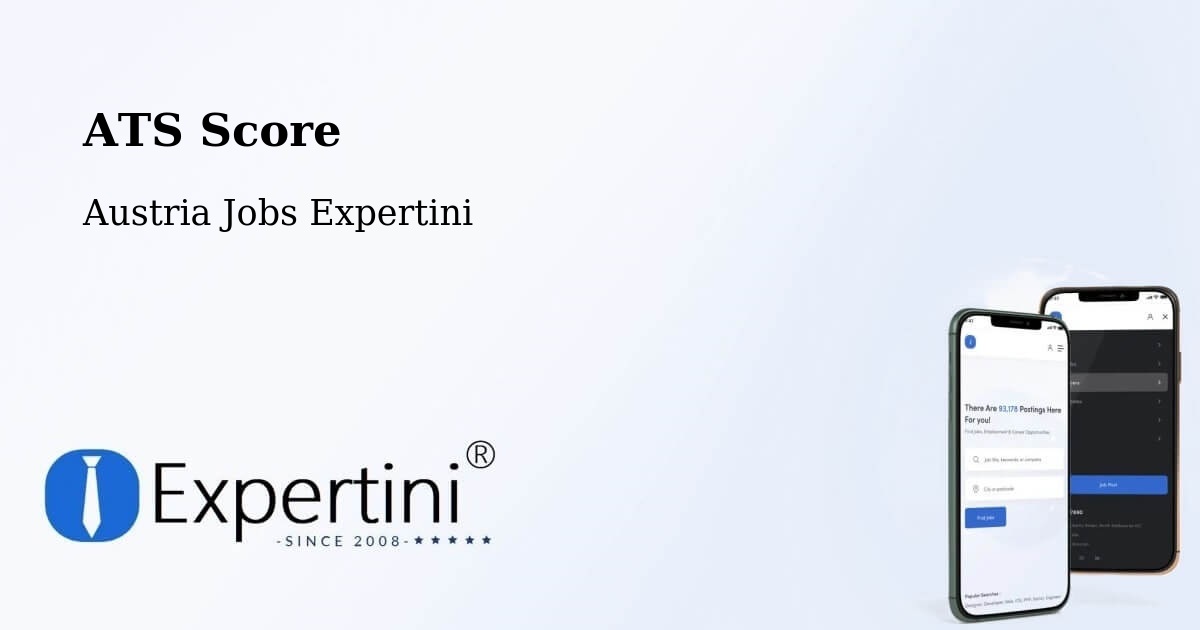 Resume ATS Score & Job Description Match Tool – Soboth - Austria Jobs Expertini