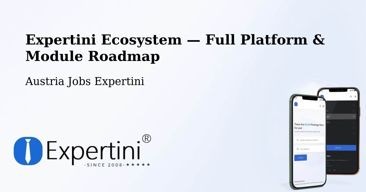Expertini Ecosystem — Full Platform & Module Roadmap – Soboth